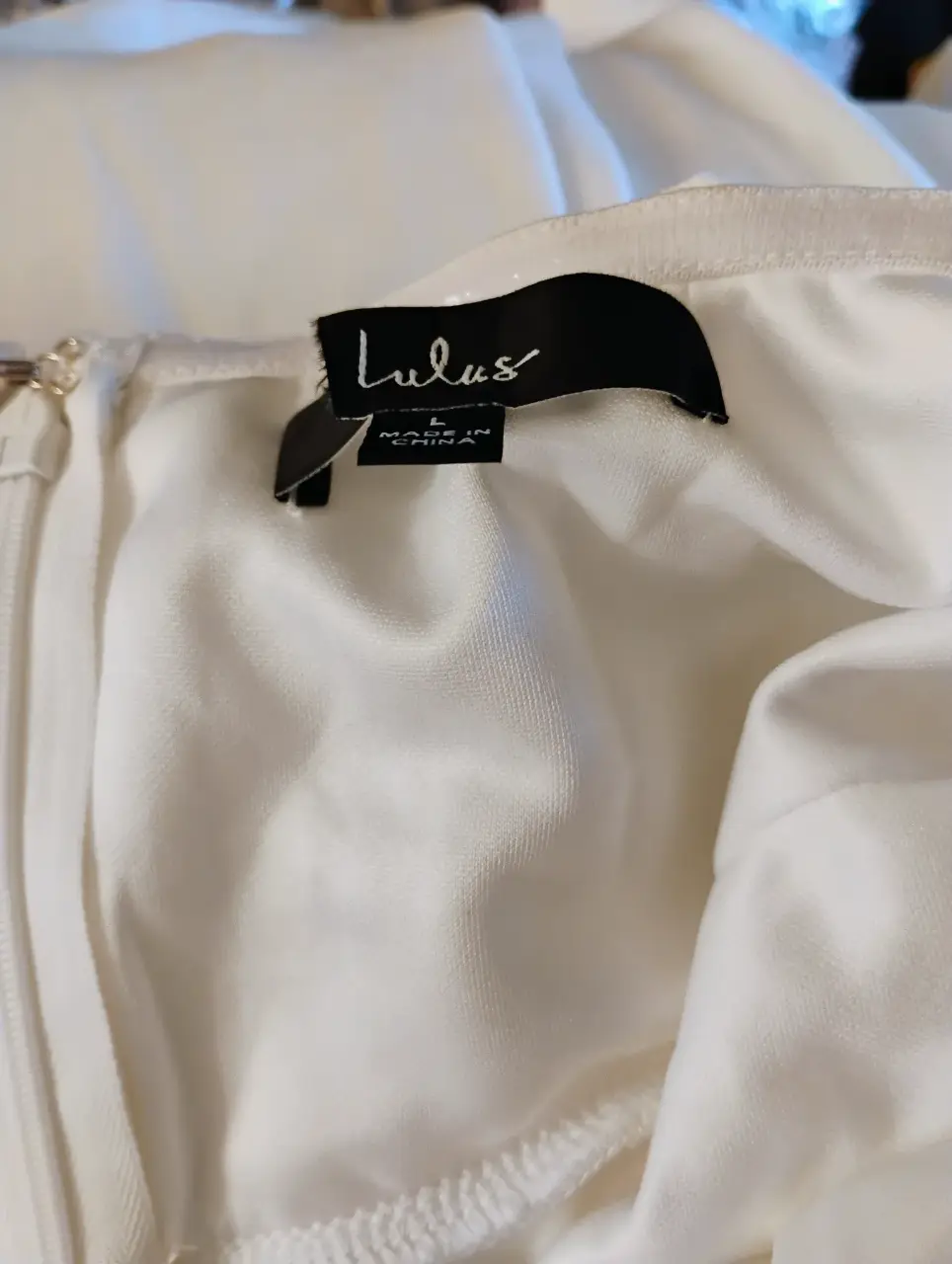 Lulus Ivory Strapless Midi Dress with Bow Back Women's Size L NWOT thumbnail 5