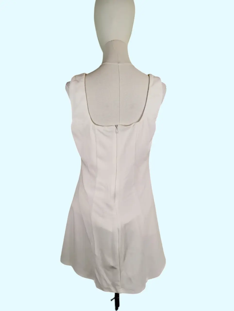 Lulus White Rosette A-Line Mini Dress Women's XL thumbnail 6