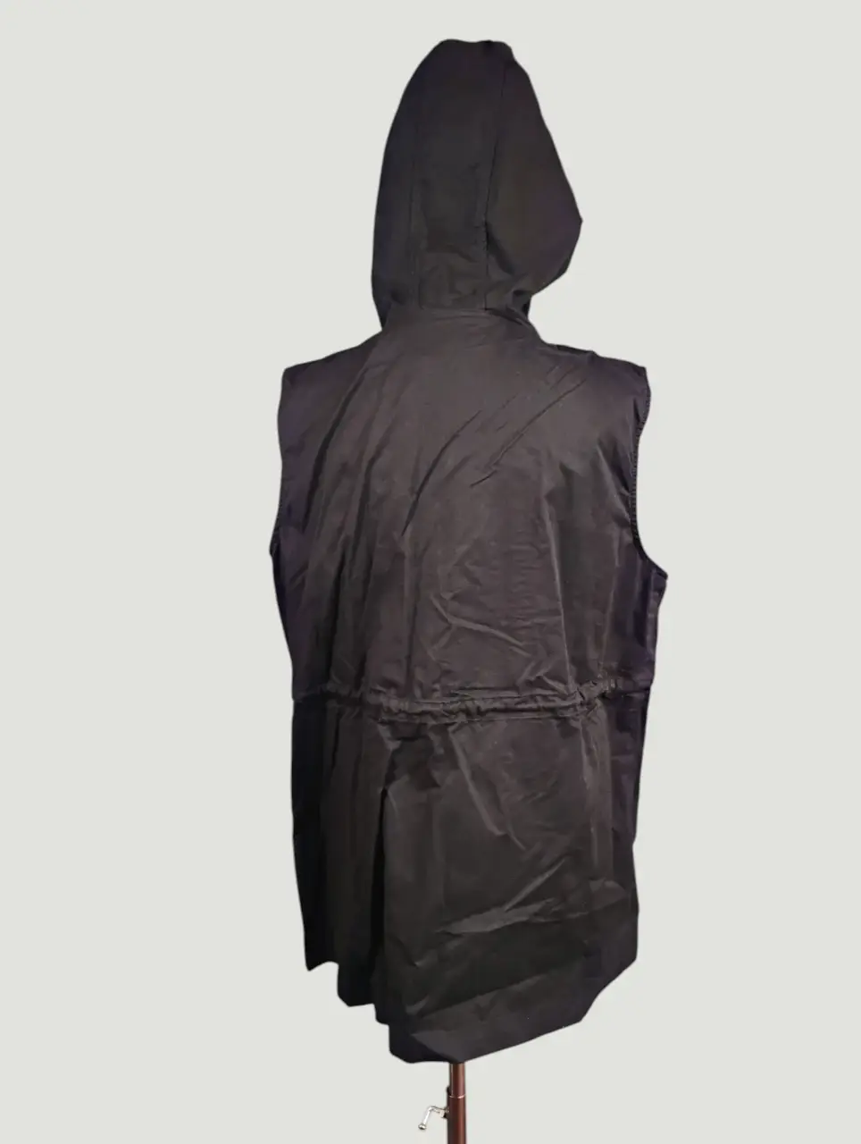 ZENANA Women's Black Hooded Utility Vest XL Sleeveless Jacket thumbnail 3