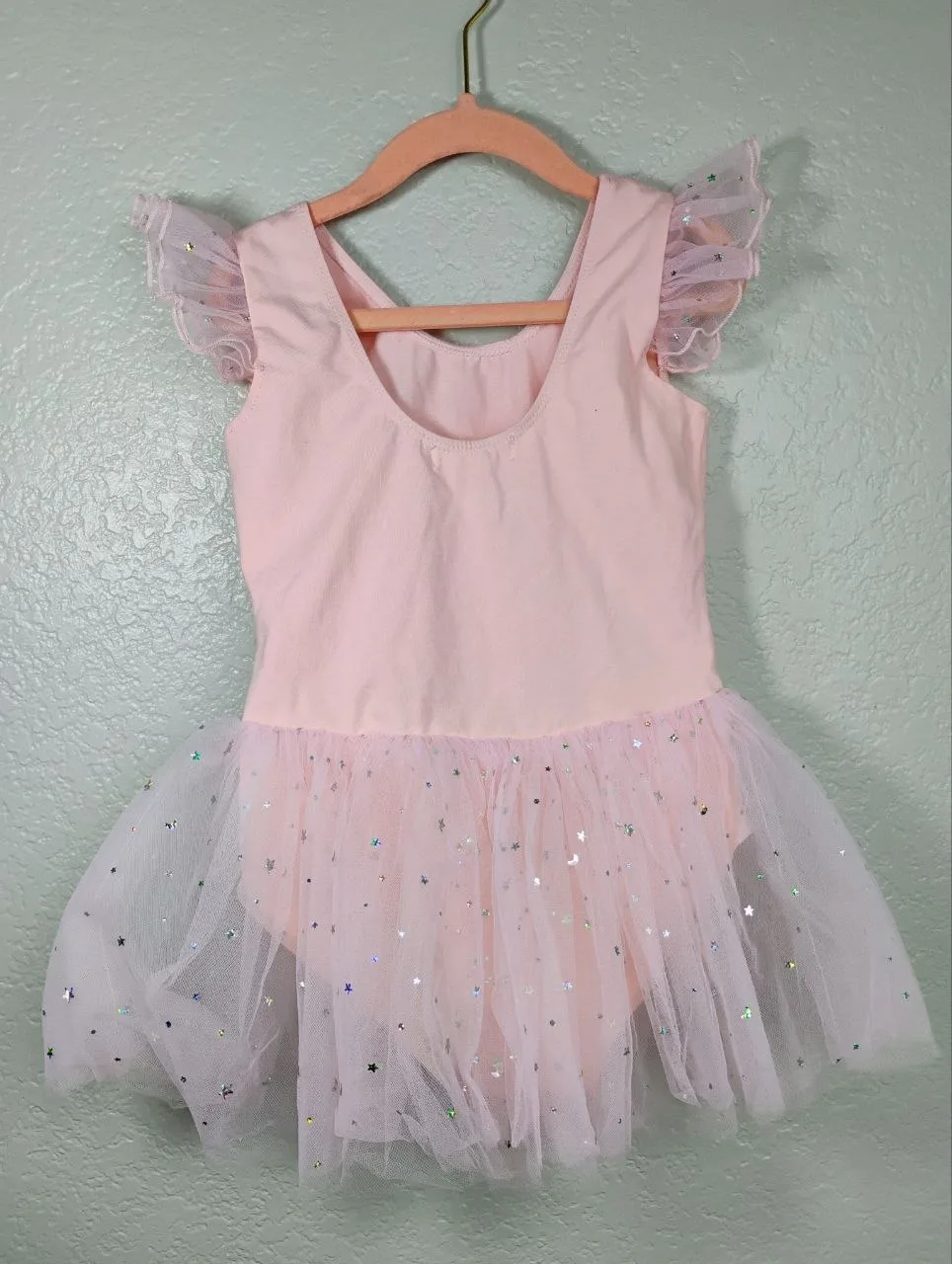 Zaclotre Girl's Pink Ballet Tutu Leotard Dance Dress Size 140/US 4-6 Rhinestone Glitter thumbnail 2