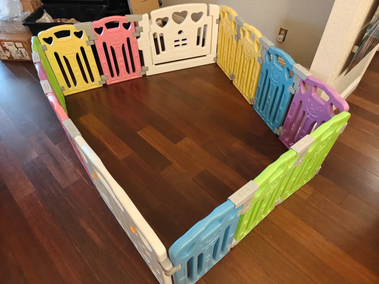 Colorful Baby Playpen Kids Activity Center Play Yard