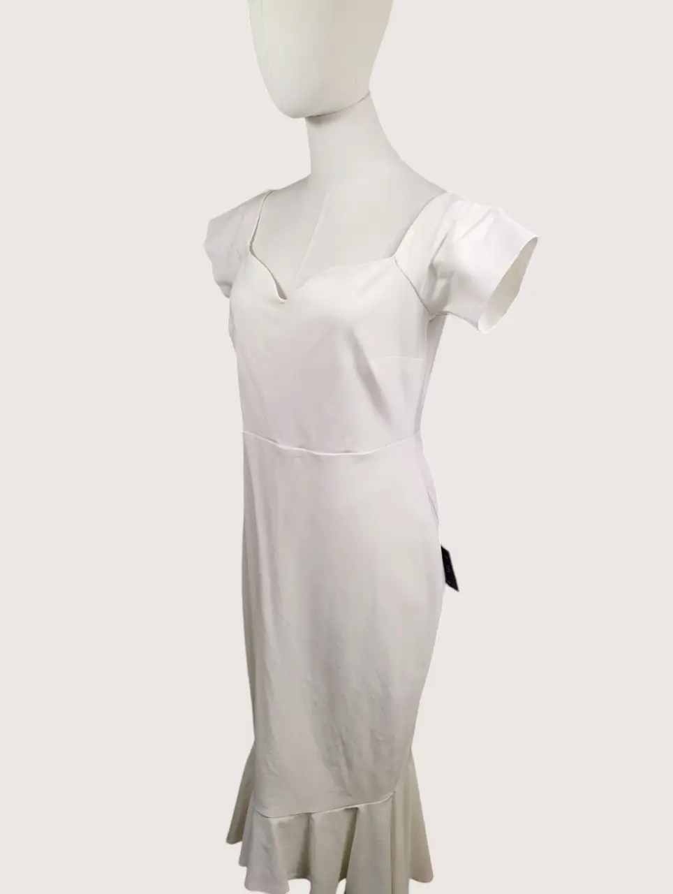 Lulus White Off-Shoulder Sweetheart Mermaid Midi Dress XL NWT thumbnail 5