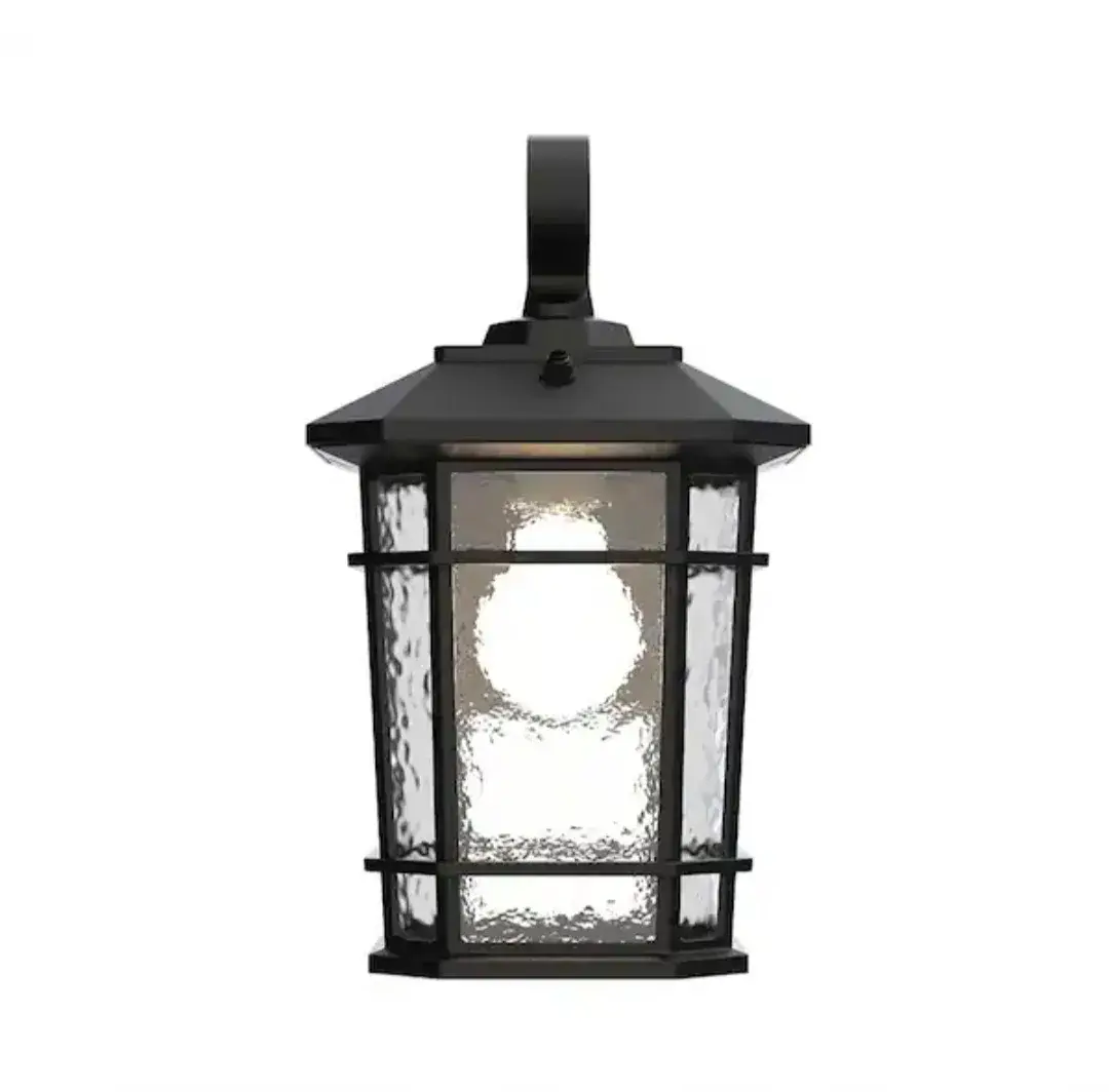 KODA Outdoor LED Wall Lantern Dusk-to-Dawn New In Box Black or Bronze thumbnail 4