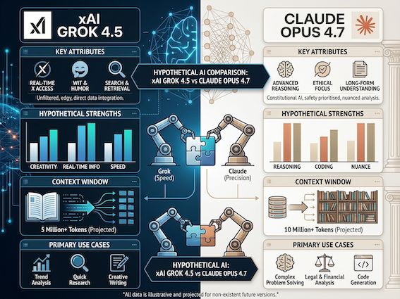 xAI Grok 4.5 vs Claude Opus 4.7