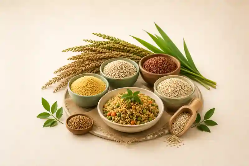 Millets: Ayurvedic Wisdom and Modern Nutrition — A Complete Guide