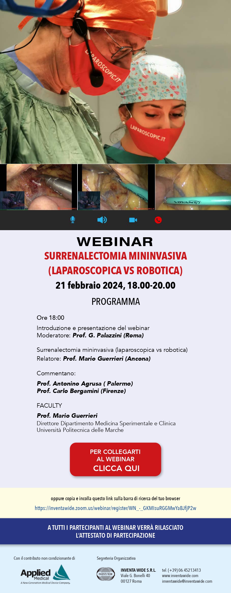 Surrenalectomia minivasiva (laparoscopica vs robotica)