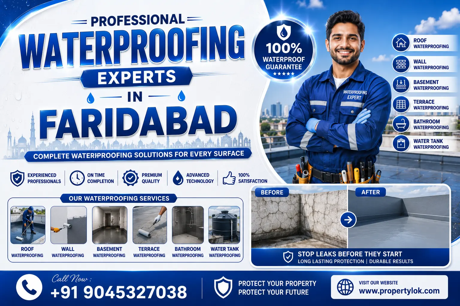 Professional Waterproofing Experts in Faridabad | Verified Local Experts 2026 Professional Waterproofing Experts in Faridabad | Verified Local Experts 2026
