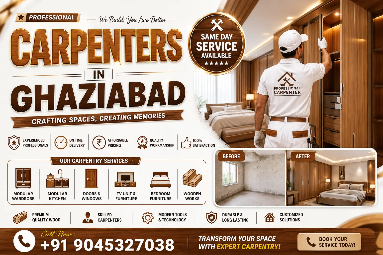 Professional Carpenters in Ghaziabad | Verified Local Experts 2026 Professional Carpenters in Ghaziabad | Verified Local Experts 2026