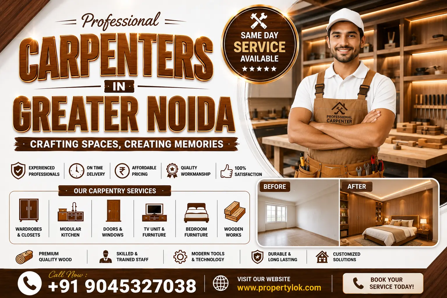 Professional Carpenters in Greater Noida | Verified Local Experts 2026