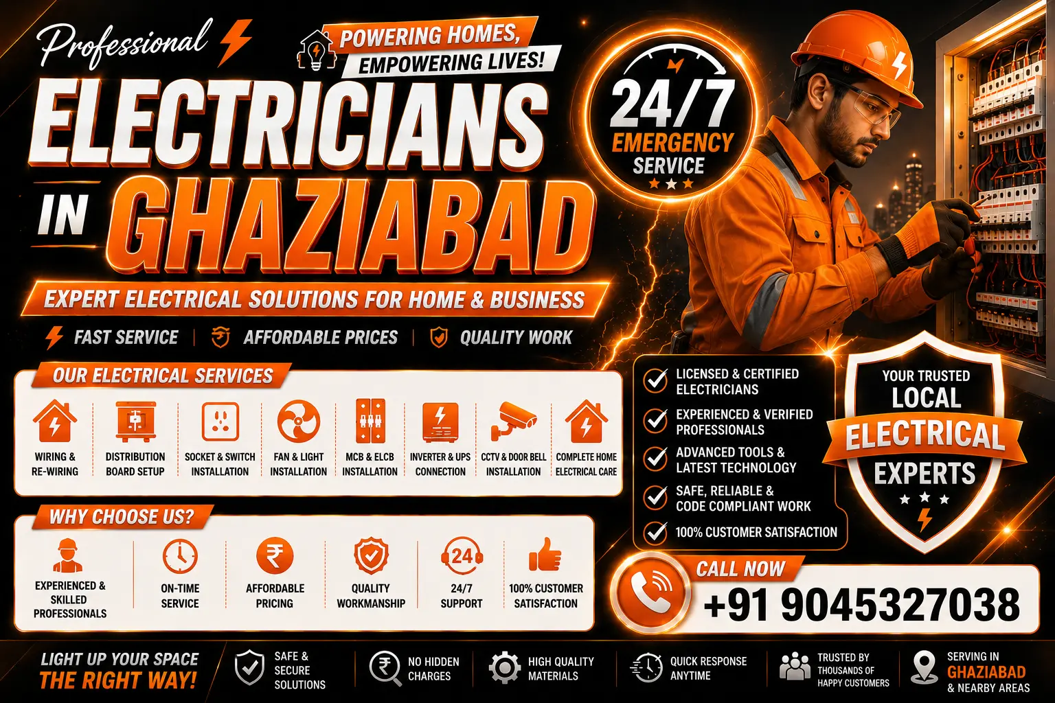Electricians Service in Bhopura, Ghaziabad
