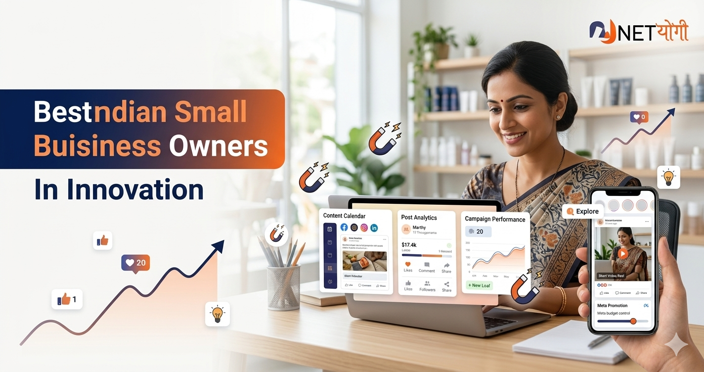 Small Business Social Media Guide with Netyogi and Meta