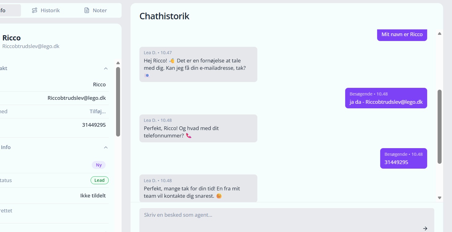 Besøgsidentifikation & Adfærd