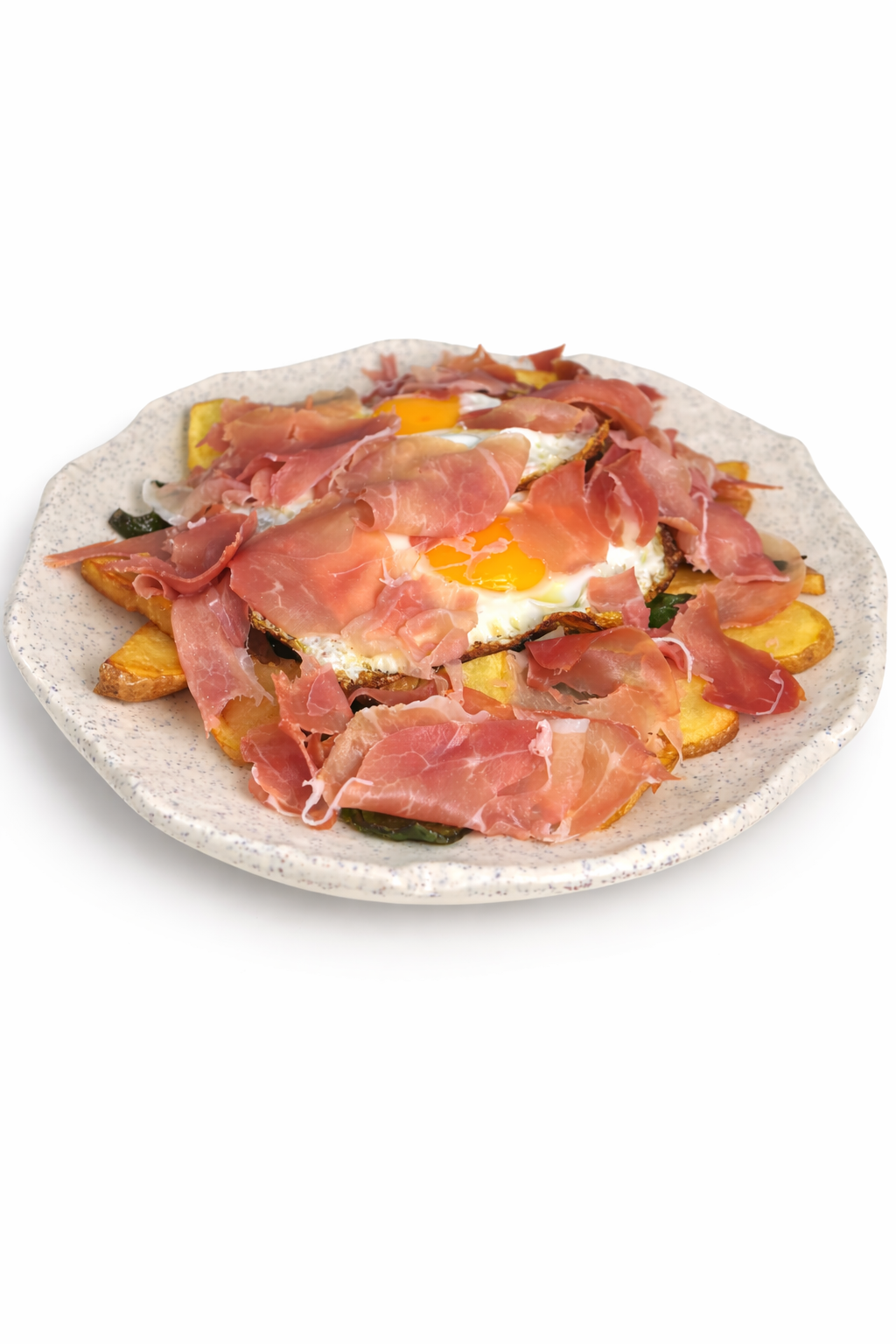 Imagen de Patatas con huevos y jamón