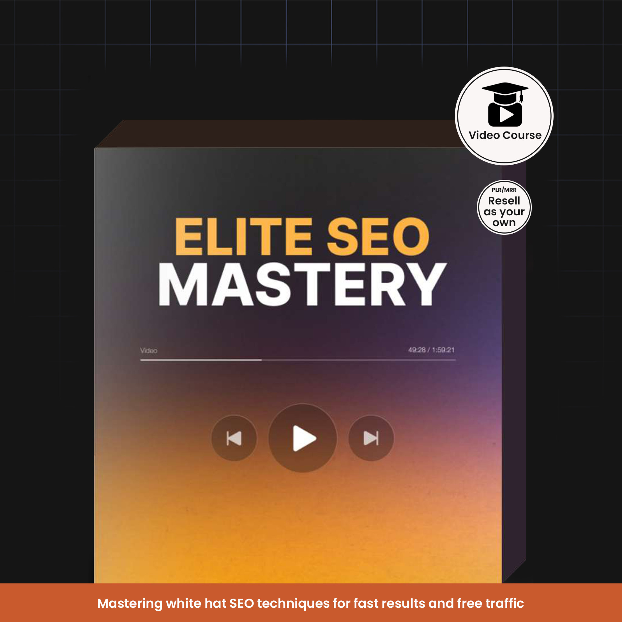 Elite SEO Mastery PLR MRR Video Course | White Hat SEO & ChatGPT Blogging | Master Resell Rights
