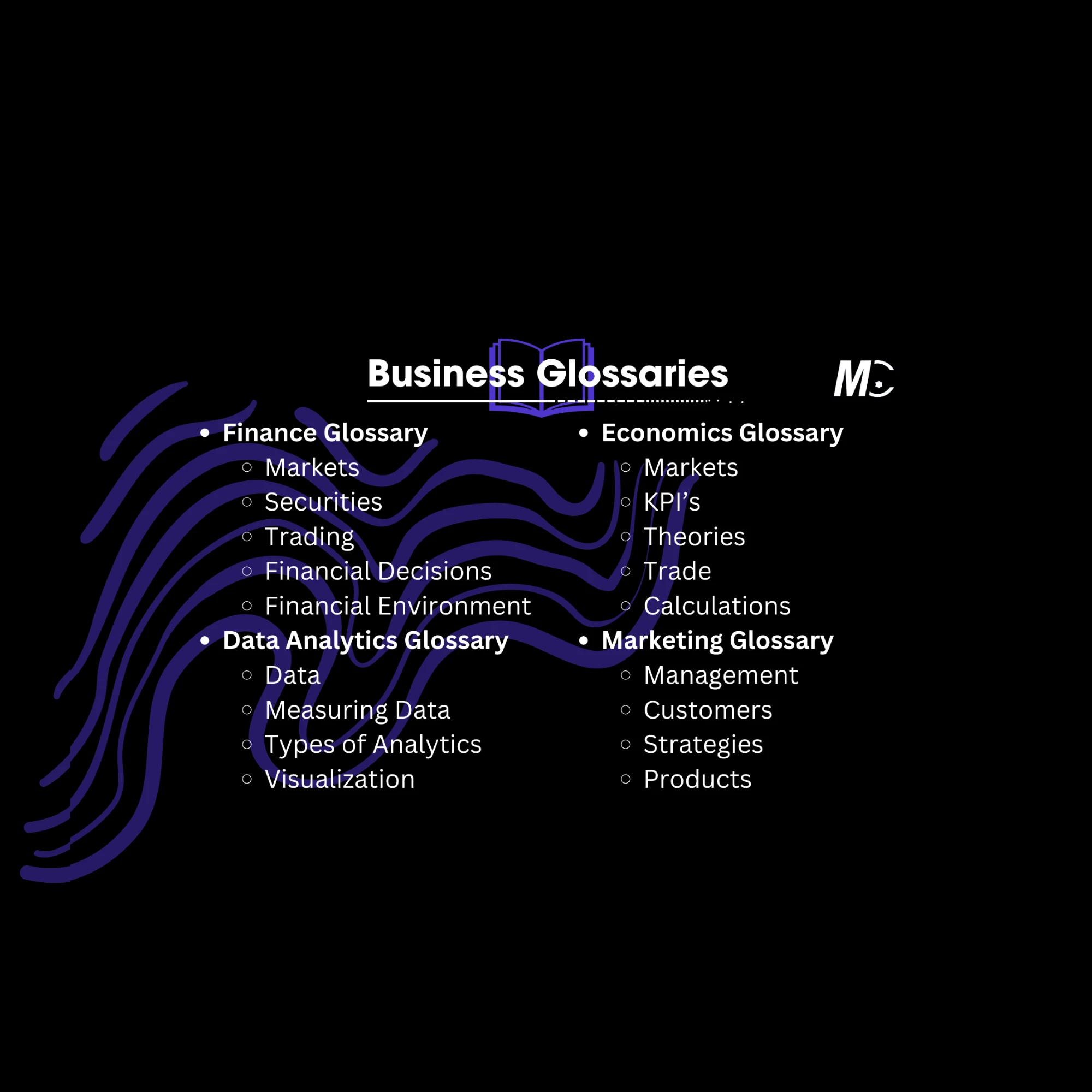 The Complete Business Glossary Bundle: Finance, Economics, Marketing and Data Analytics
