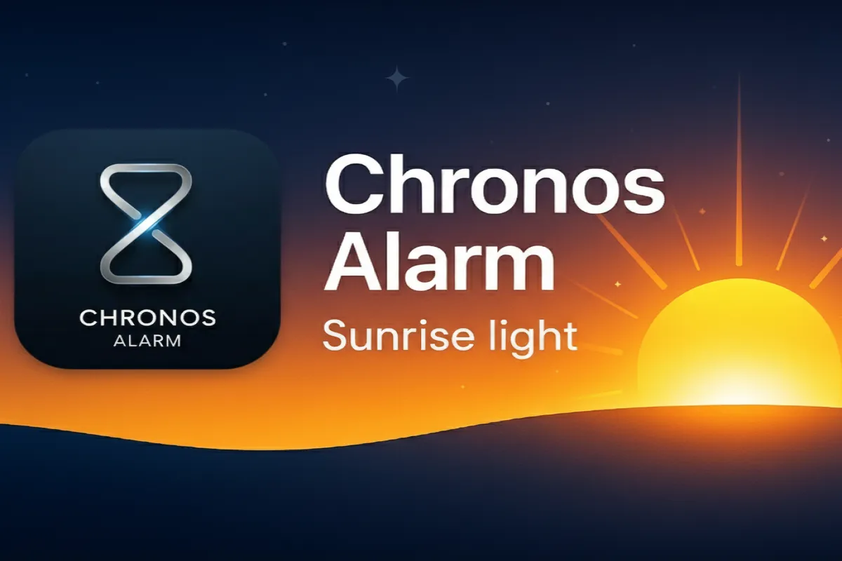 Screenshot of Chronos Alarm app