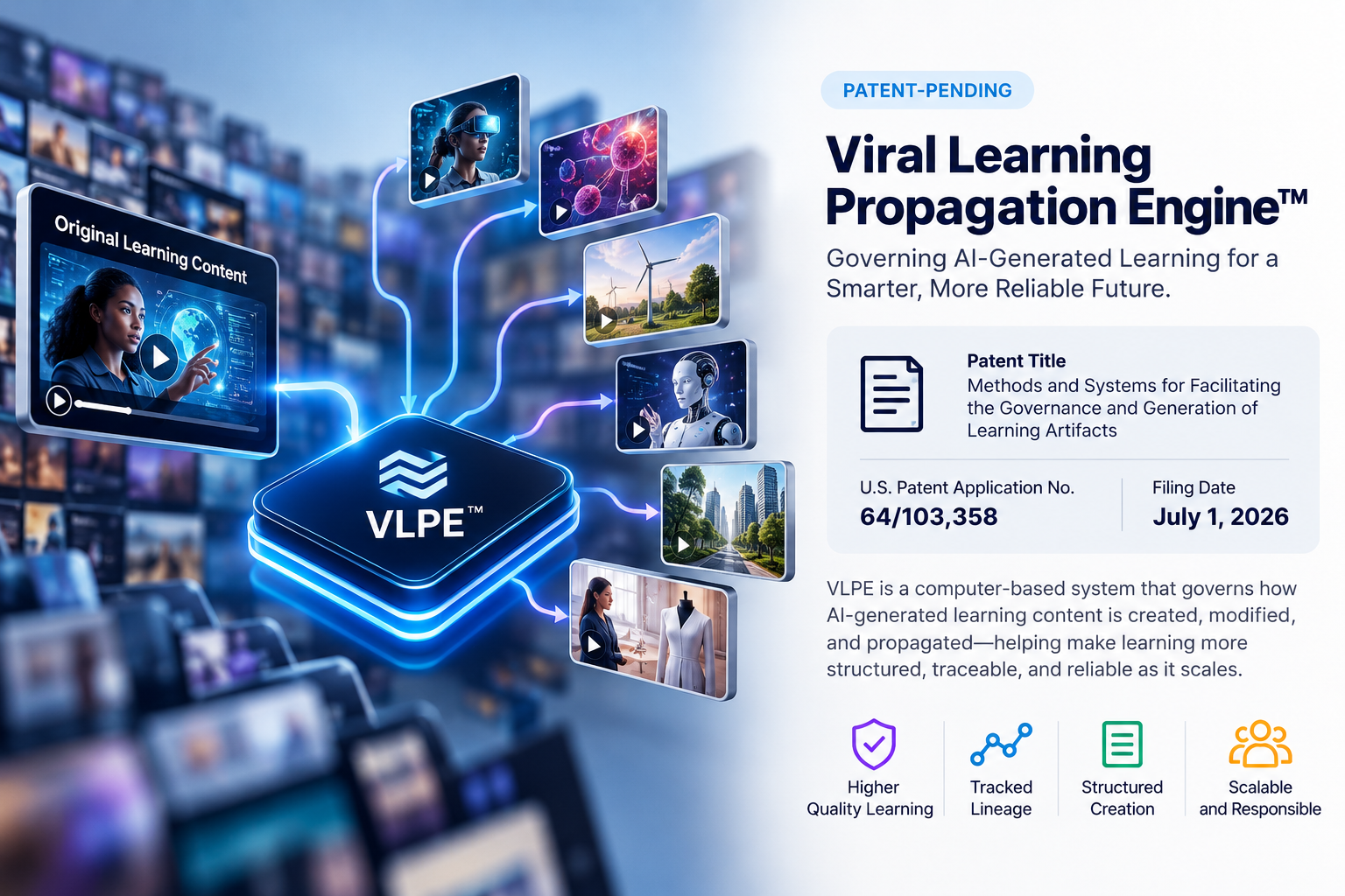 Third Patent-Pending Invention: Viral Learning Propagation Engine