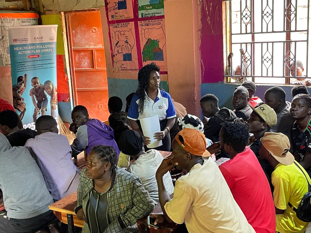 An Equal Lives team member sharing knowledge with the community.