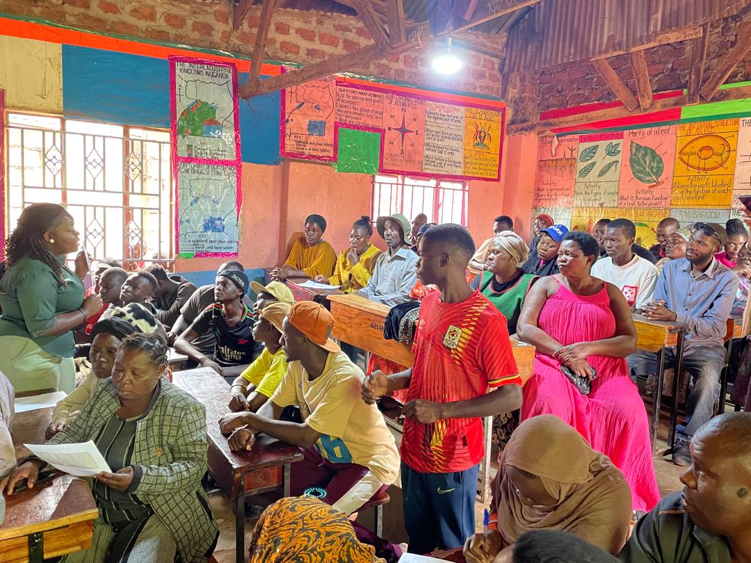 Group discussion during a foundation event.