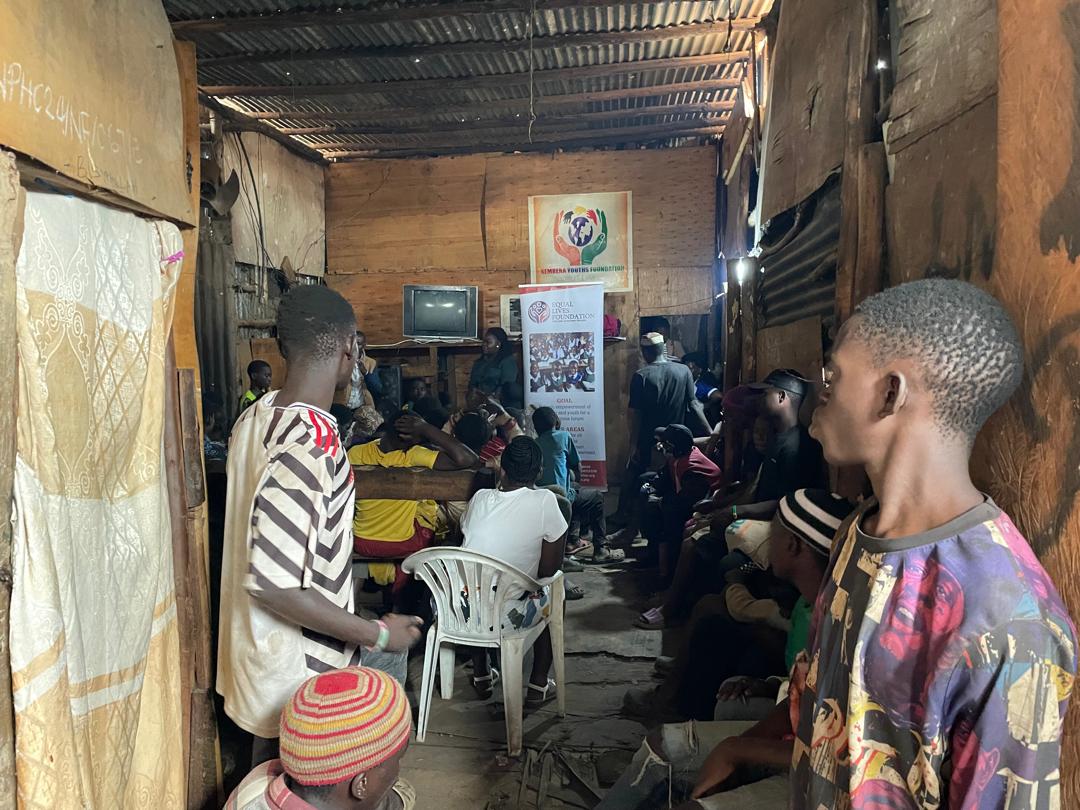 A moment of connection and collaboration.