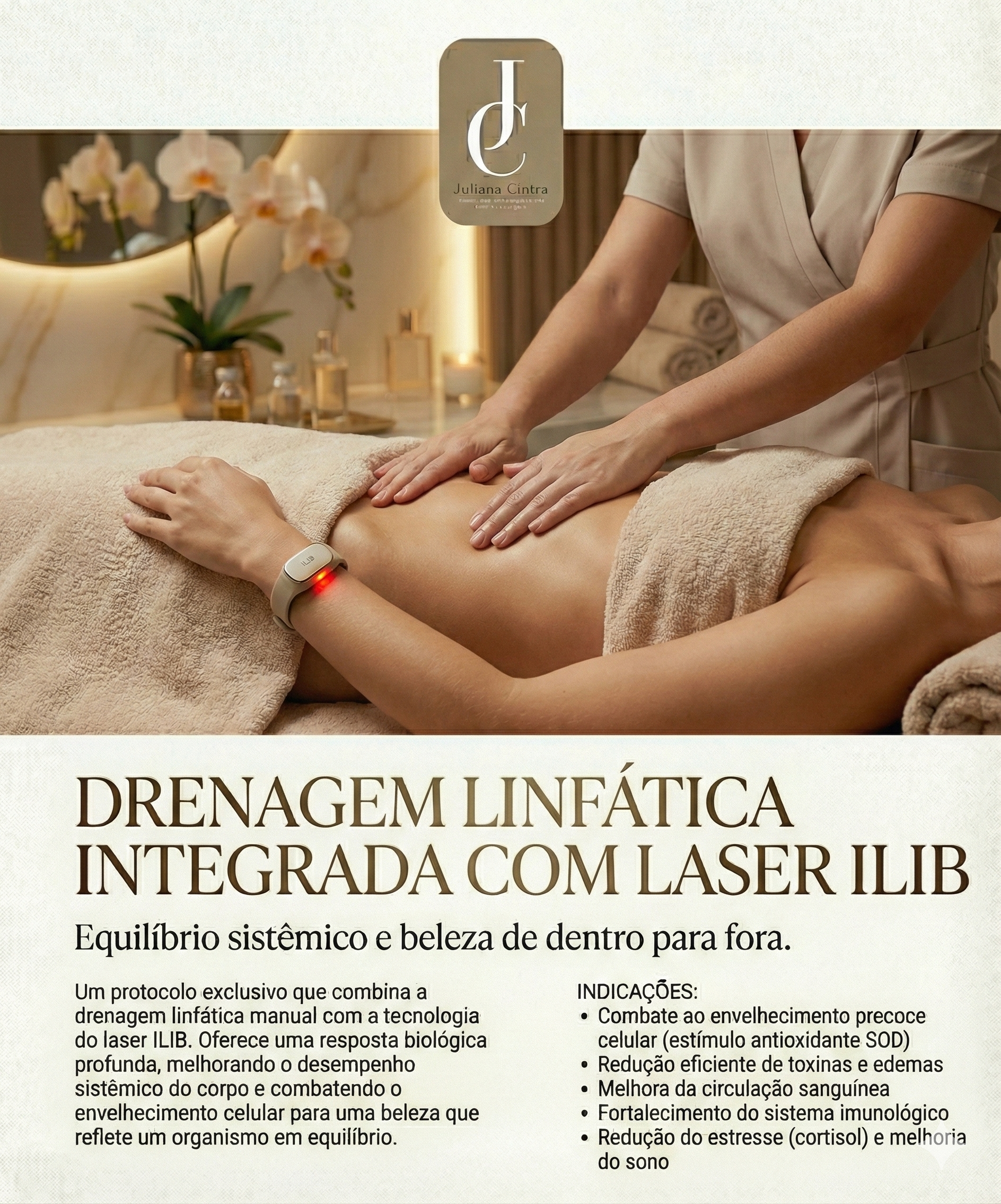 Procedimento de drenagem com ILIB