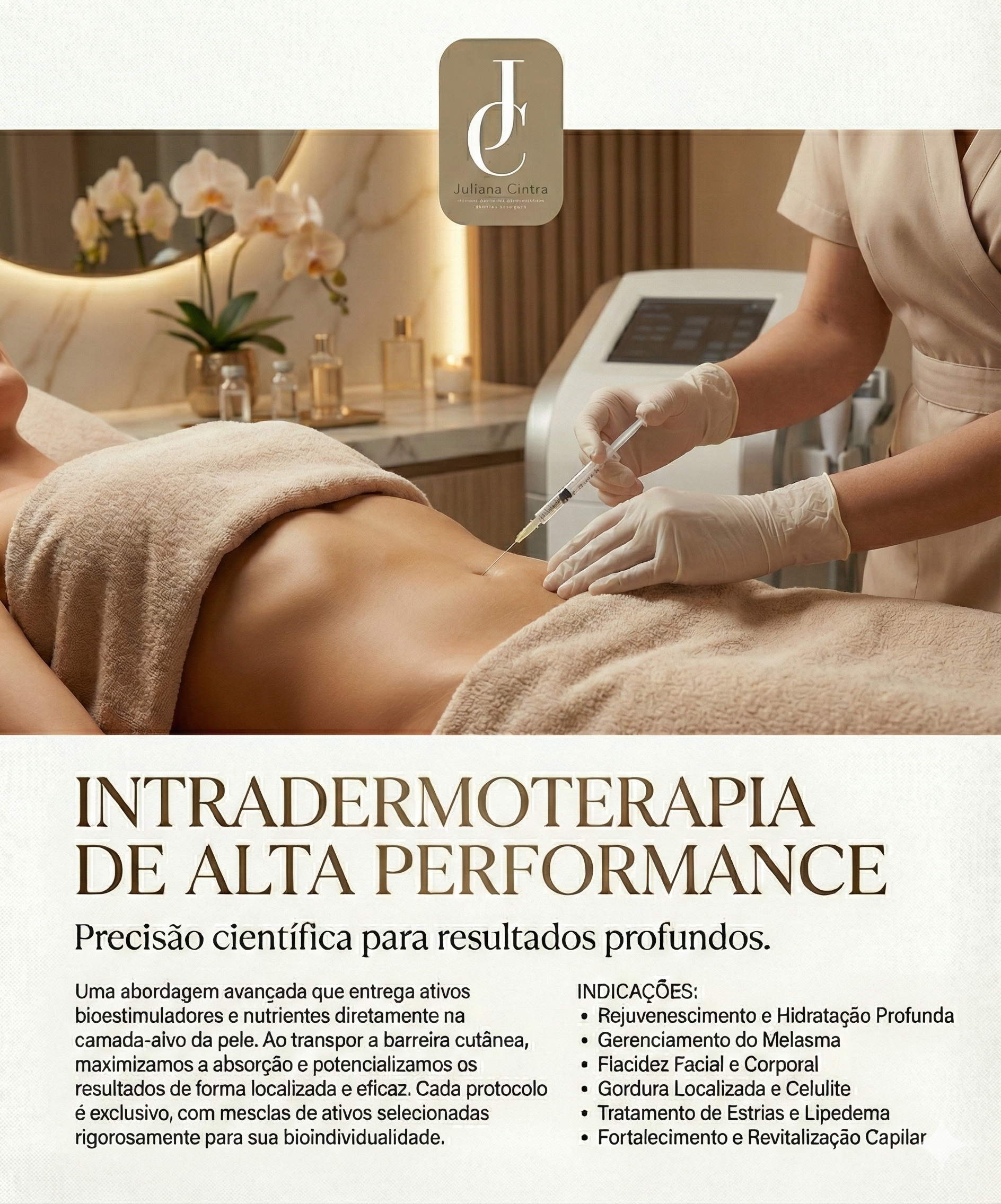 Procedimento de intradermoterapia