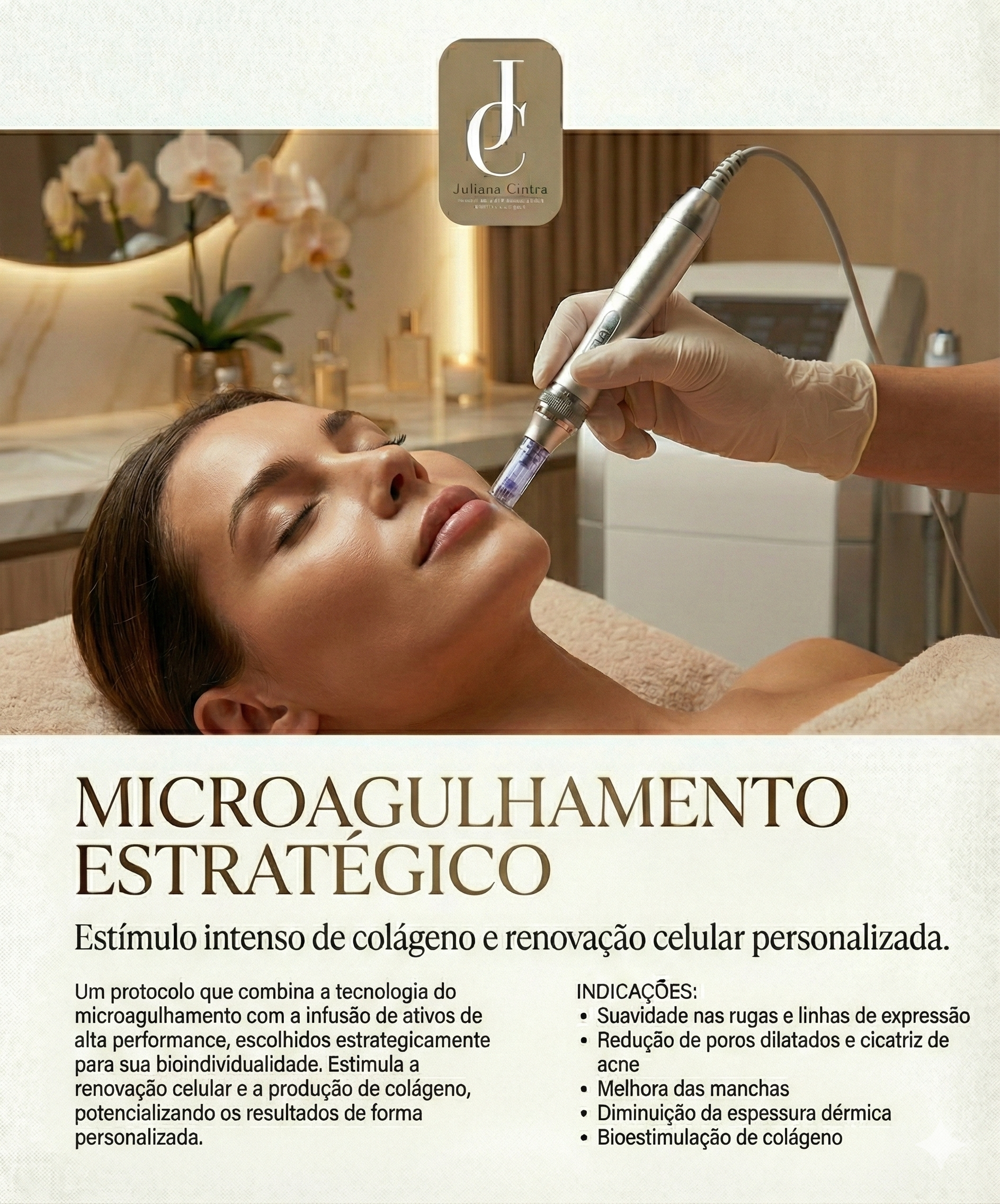 Procedimento de microagulhamento estratégico