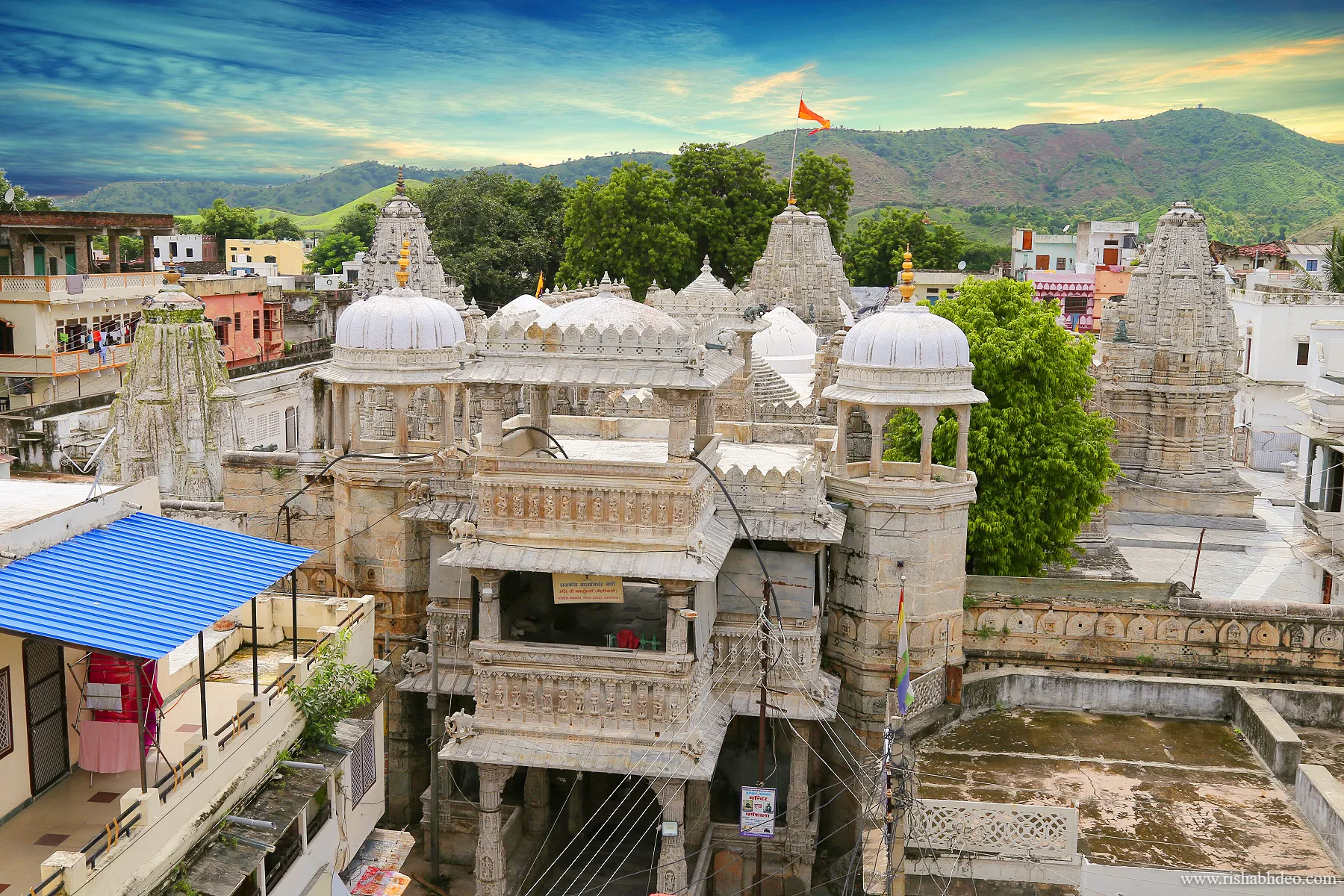 Main architecture of Shri Kesariyaji Tirth