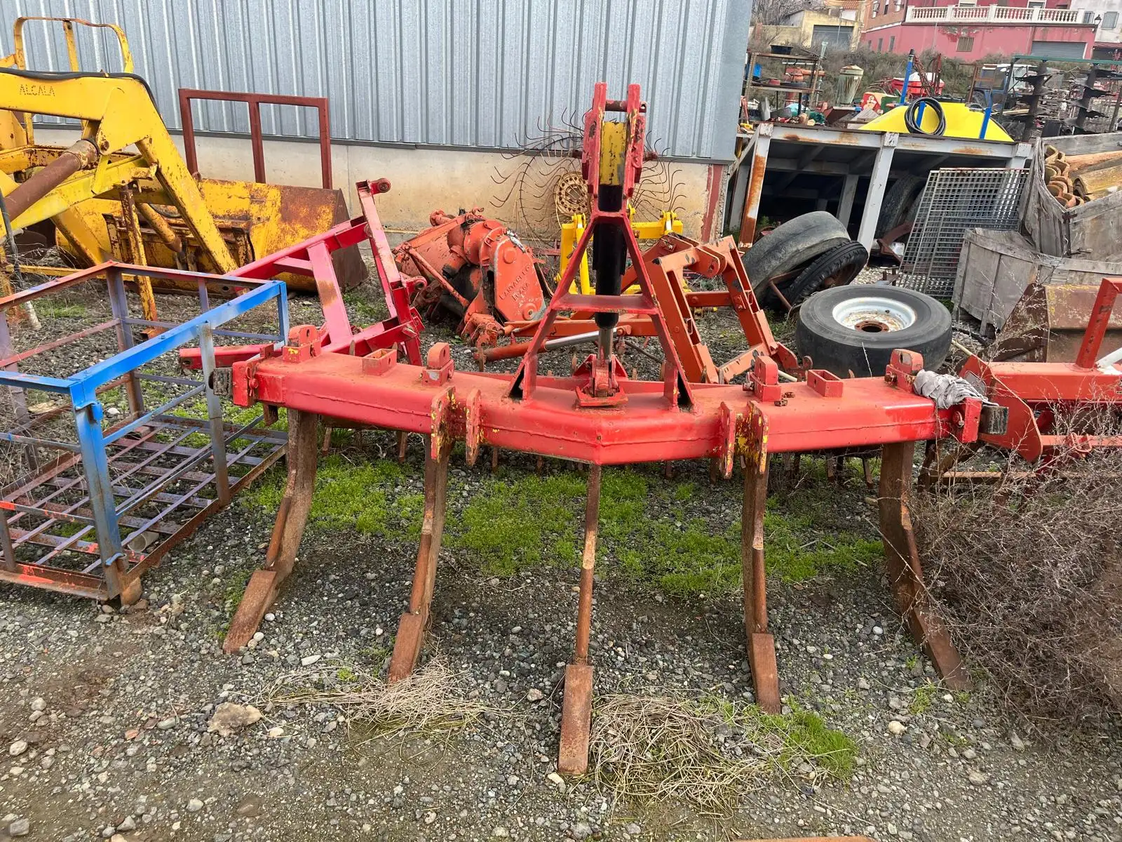 Topo subsolador con rulo y botella hidráulica - Imagen del producto