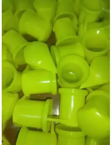 Cubretuercas amarillo fluorescente - vista 2