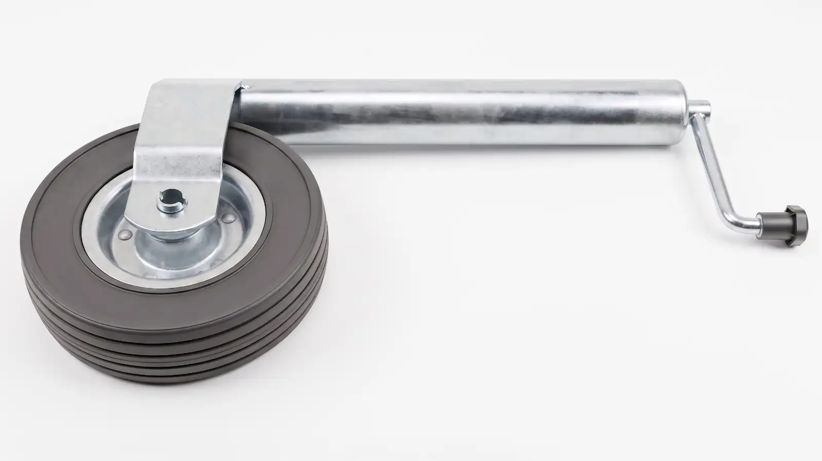 Rueda jockey 60MM hierro automática abatible | repuestos-para-remolques
