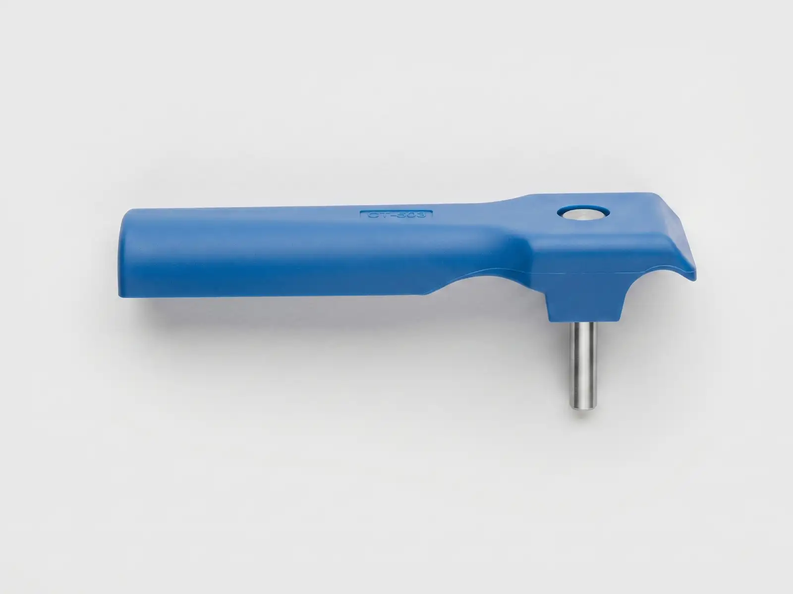 Patín antidesgaste azul con tornillo dacromet - Imagen del producto
