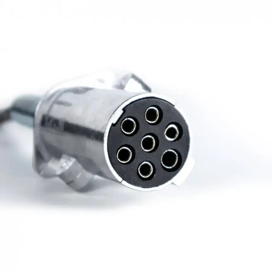 Espiral con conexión a 7 polos negra - vista 1