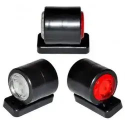 LÁMPARA DE POSICIÓN 6XLED BLANCA Y ROJA PEQUEÑA | luces-auxiliares-y-glibo