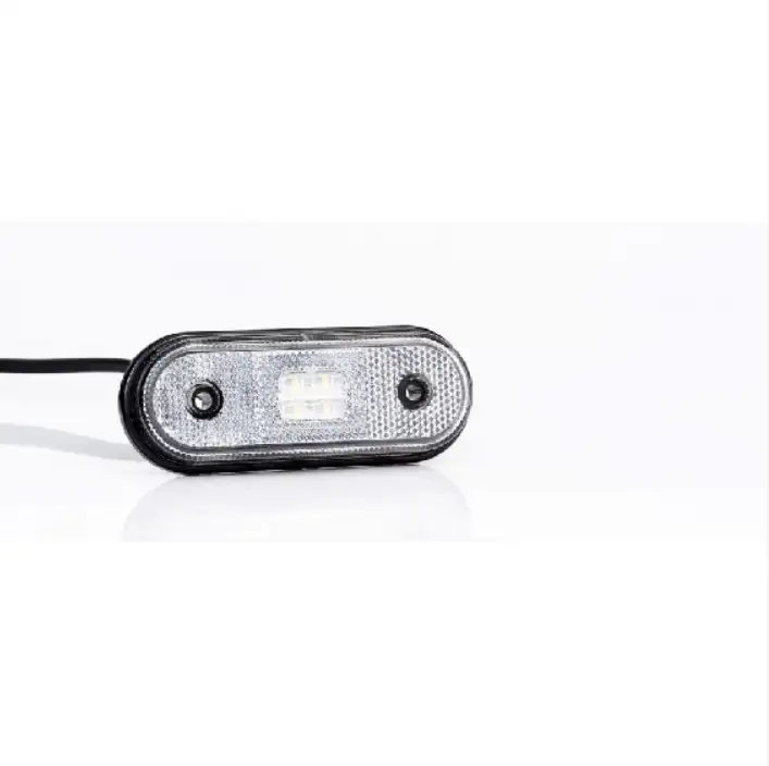 Luz posición lateral LED blanca con cable | luces-auxiliares-y-glibo