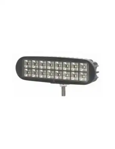 Lampara de trabajo rectangular 16 led | focos-y-lmparas-de-trabajo