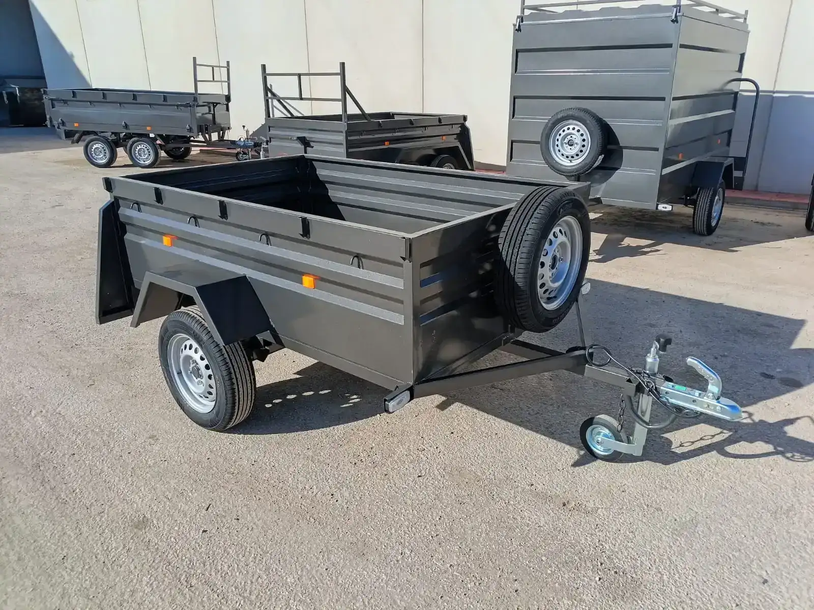 Remolque caja fija 1 eje 2000x1300x500 - vista 4