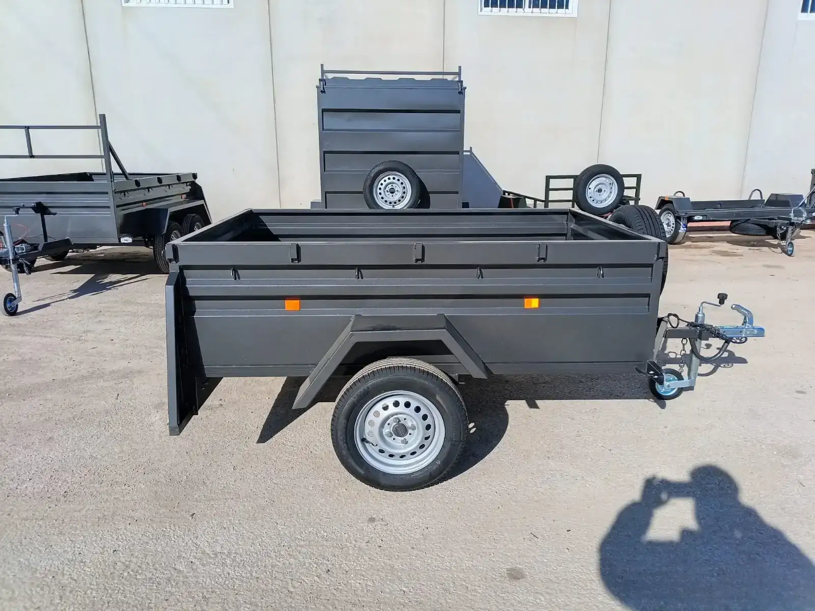 Remolque caja fija 1 eje 2000x1300x500 - vista 5