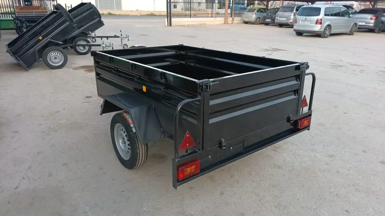 Remolque caja fija 1 eje 2000x1300x520