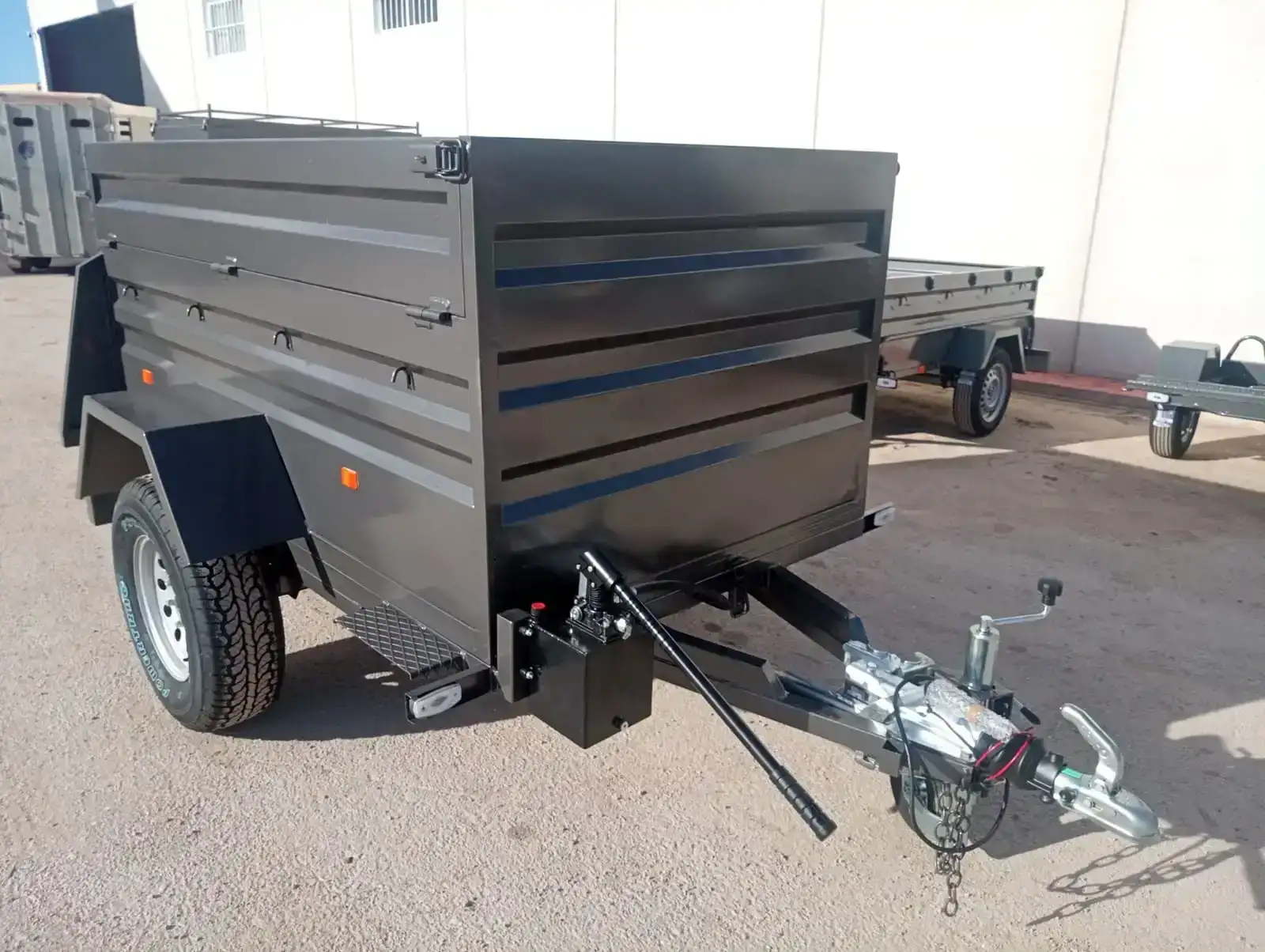 Remolque basculante todoterreno 1 eje 2200x1300x600+300 - vista 6