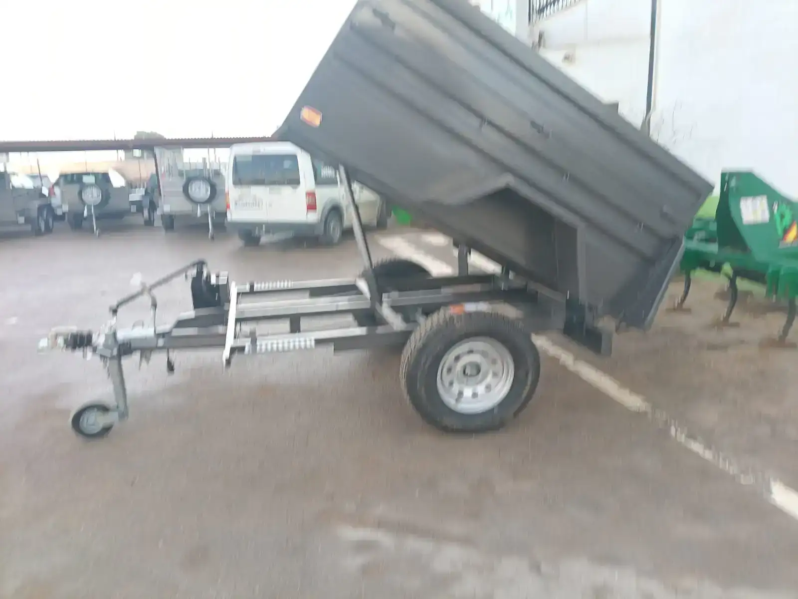 Remolque basculante todoterreno 1 eje 2200x1300x600+300 - vista 7
