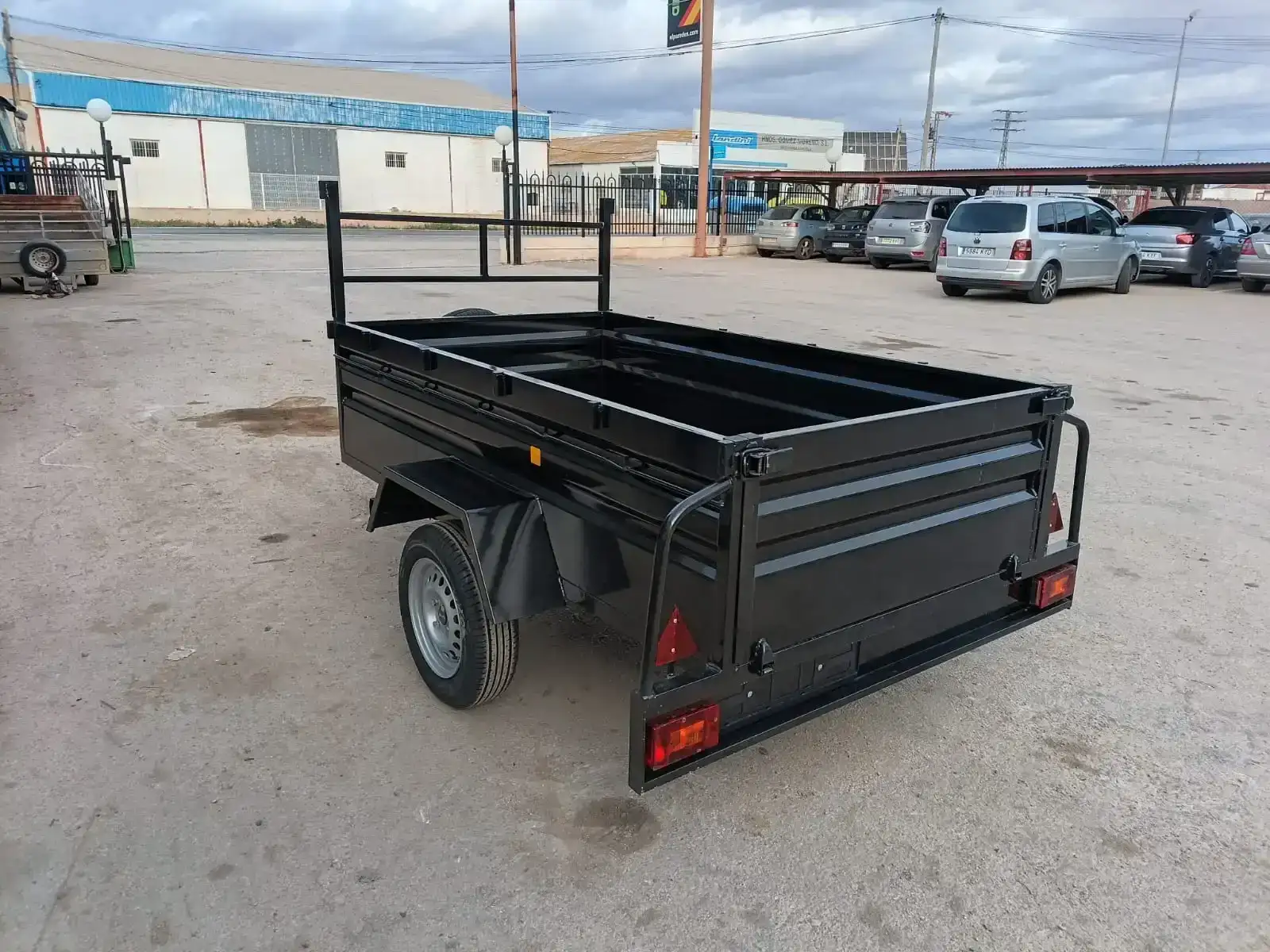 Remolque caja fija 1 eje 2300x1300x520 - vista 5