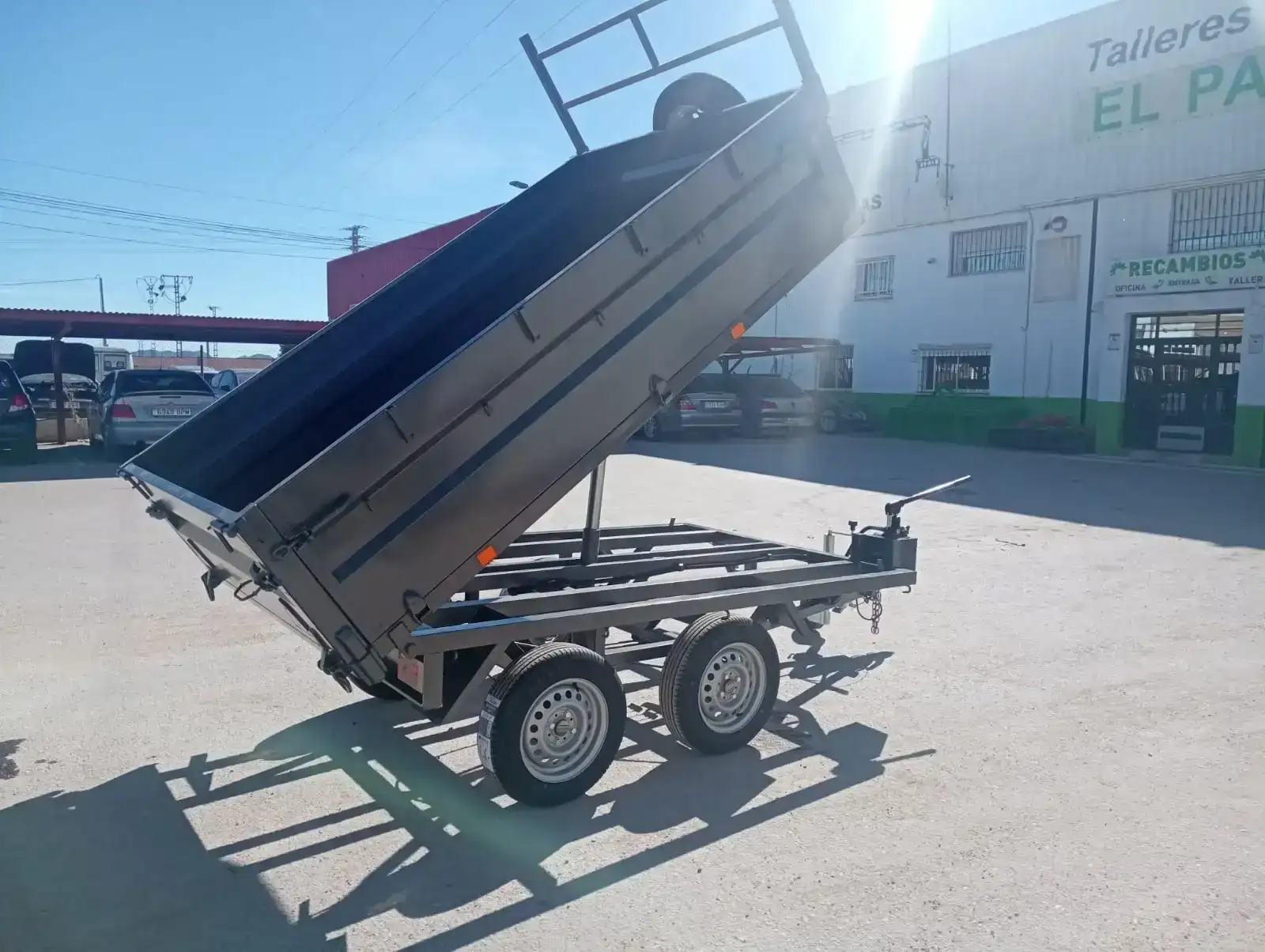 Remolque basculante 2 ejes 2600x1600x500 - vista 4