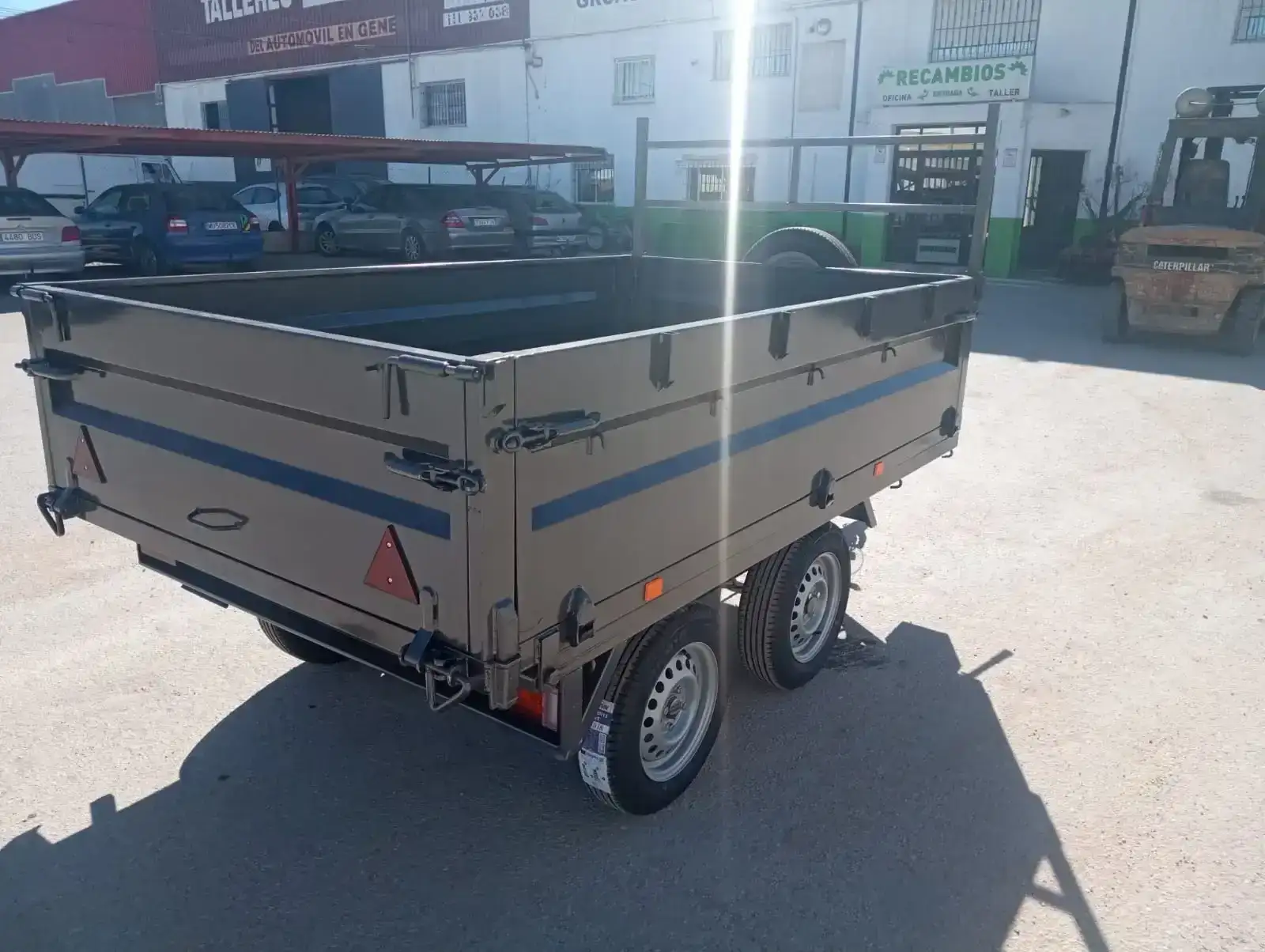 Remolque basculante 2 ejes 2600x1600x500 - vista 6