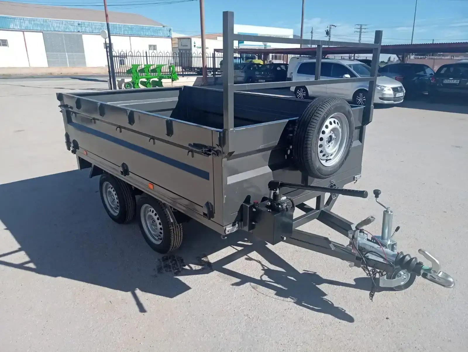 Remolque basculante 2 ejes 2600x1600x500 - vista 8