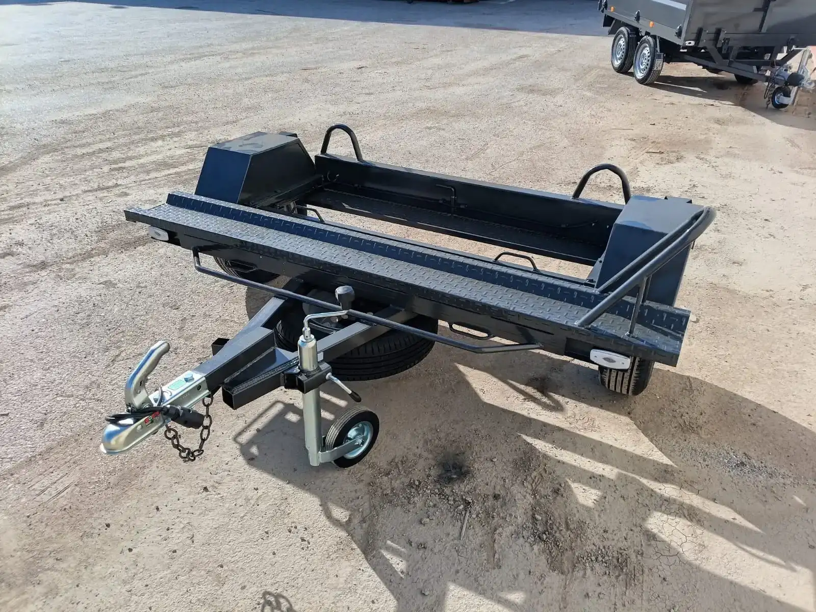 Remolque porta motos transversal para 1 moto - vista 3