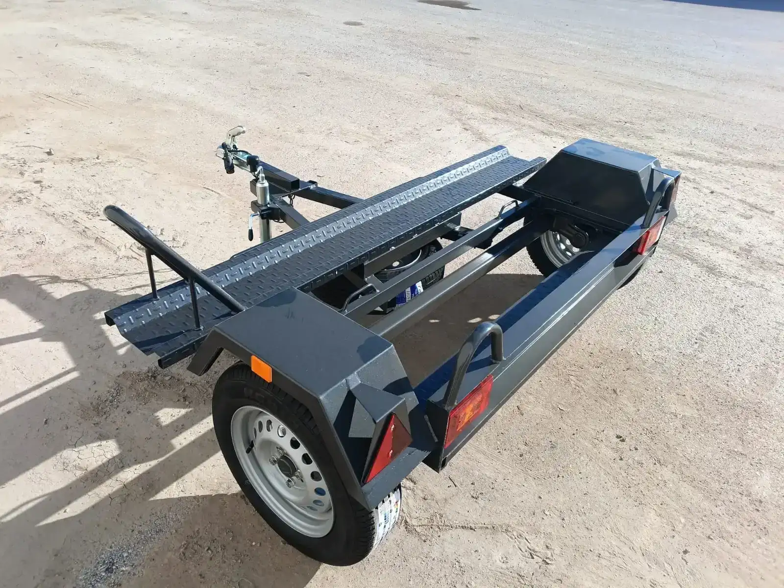 Remolque porta motos transversal para 1 moto - vista 7