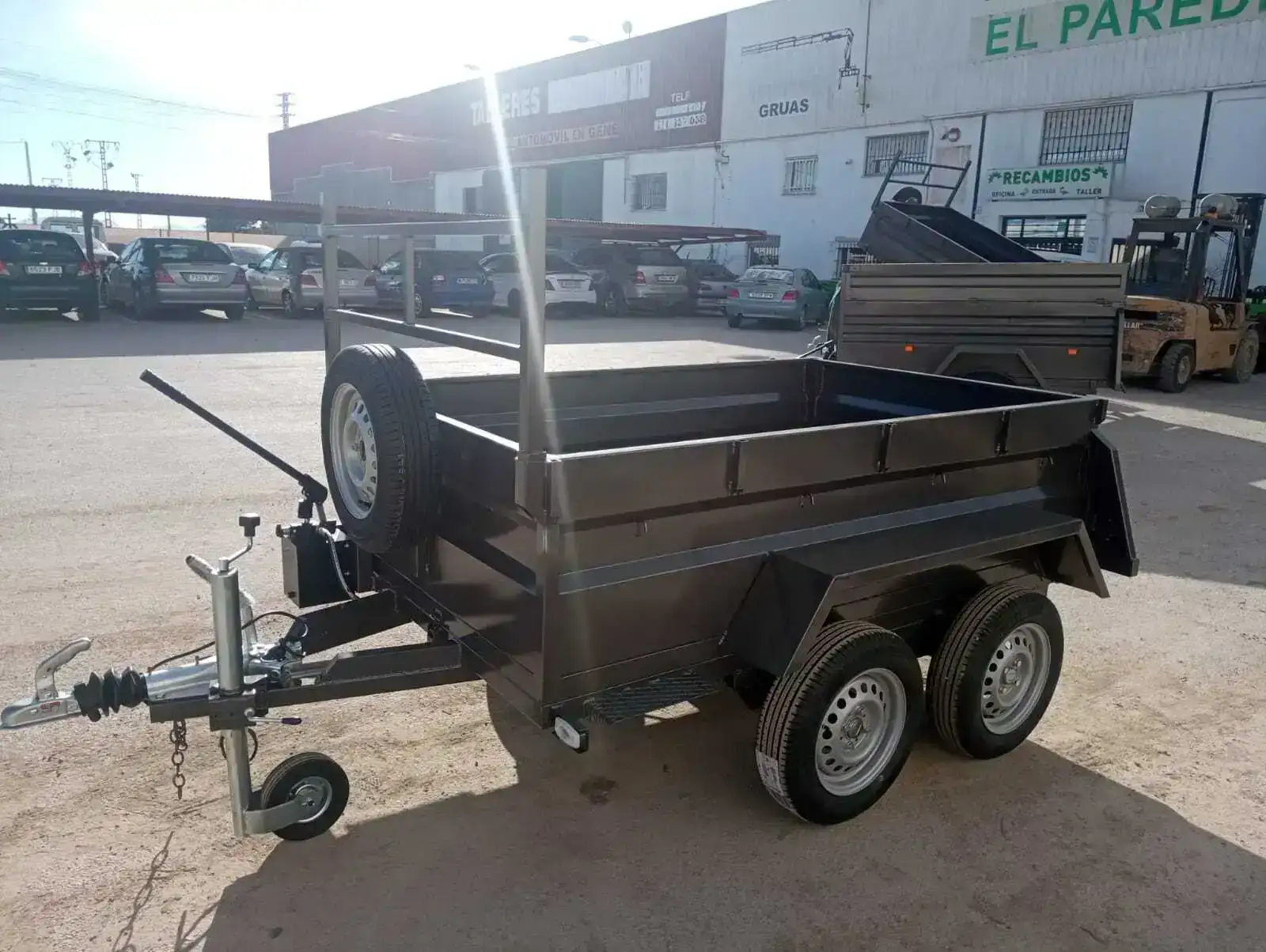 Remolque basculante 2 ejes 2200x1300x500 - vista 4