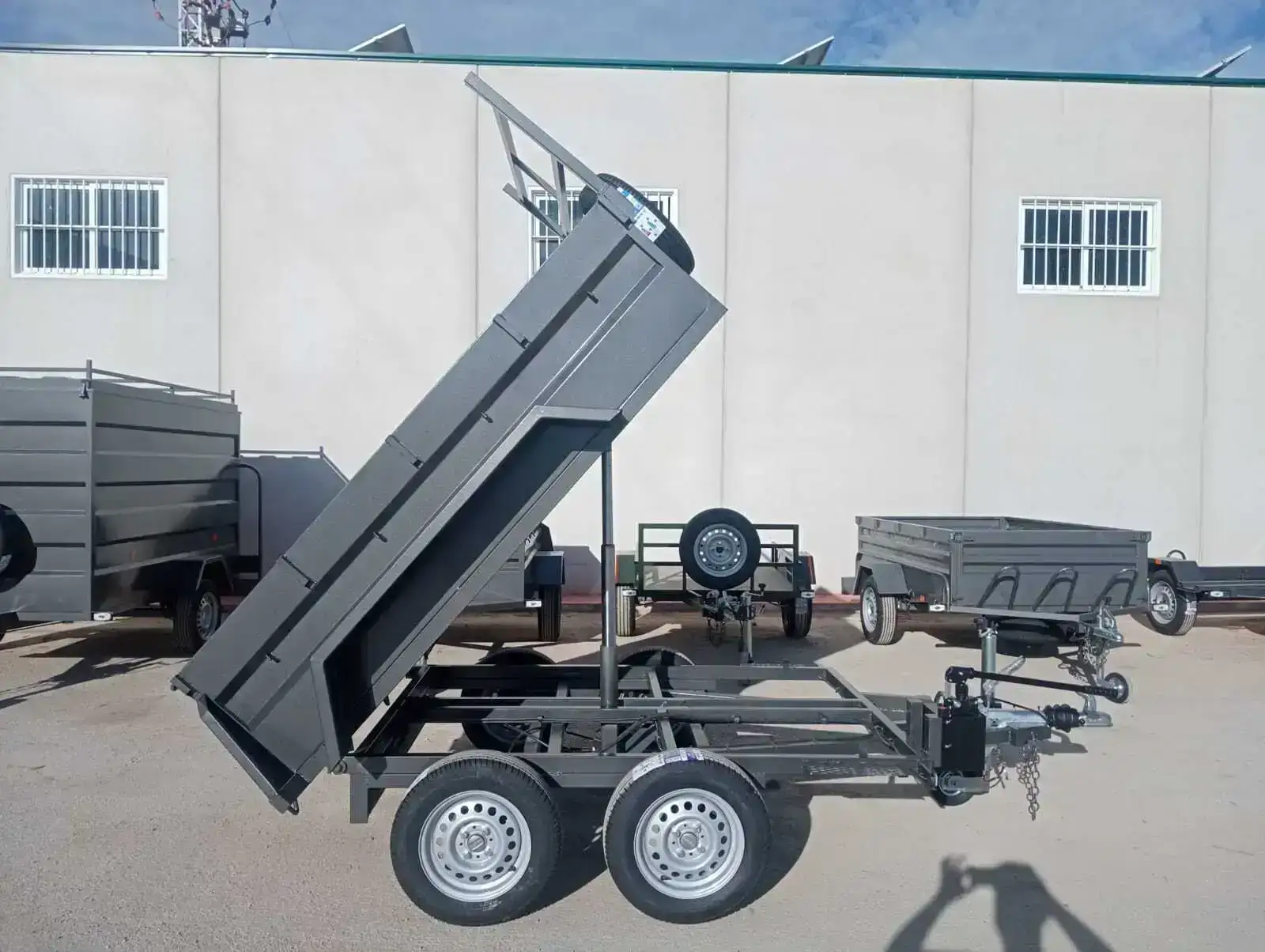 Remolque basculante 2 ejes 2200x1300x500 - vista 9