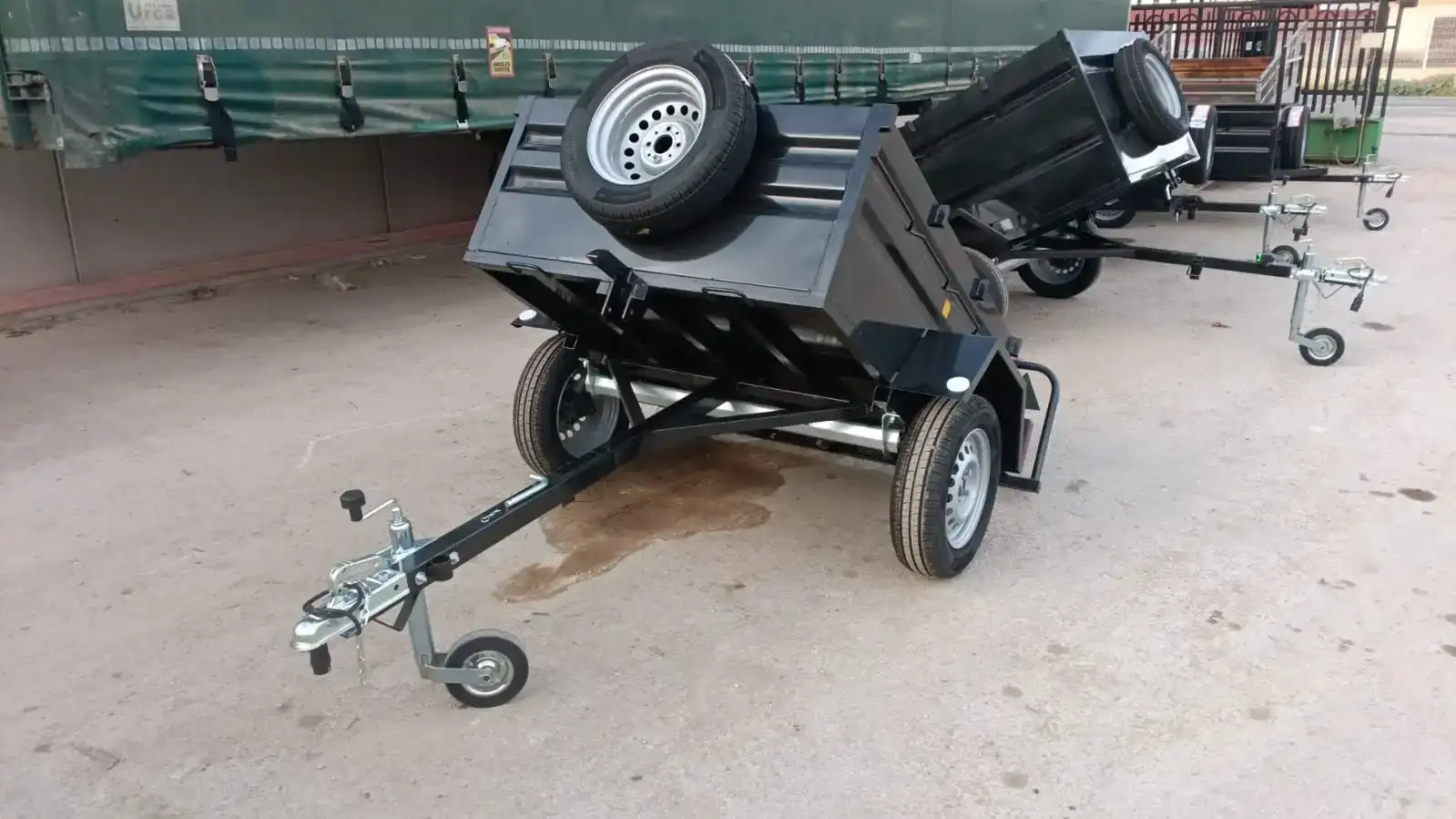 Remolque semibasculante 1 eje 1550x1200x520 - vista 3